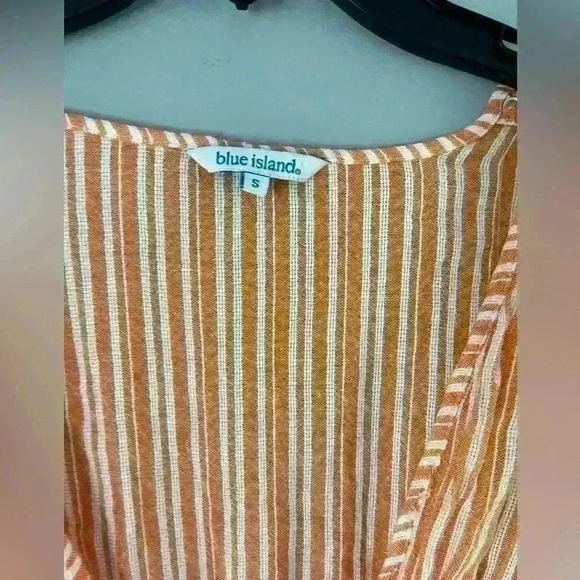 Blue Island double tie cover up size small - Picture 3 of 12